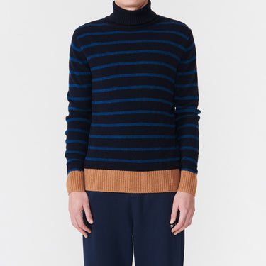 Stripe Turtleneck